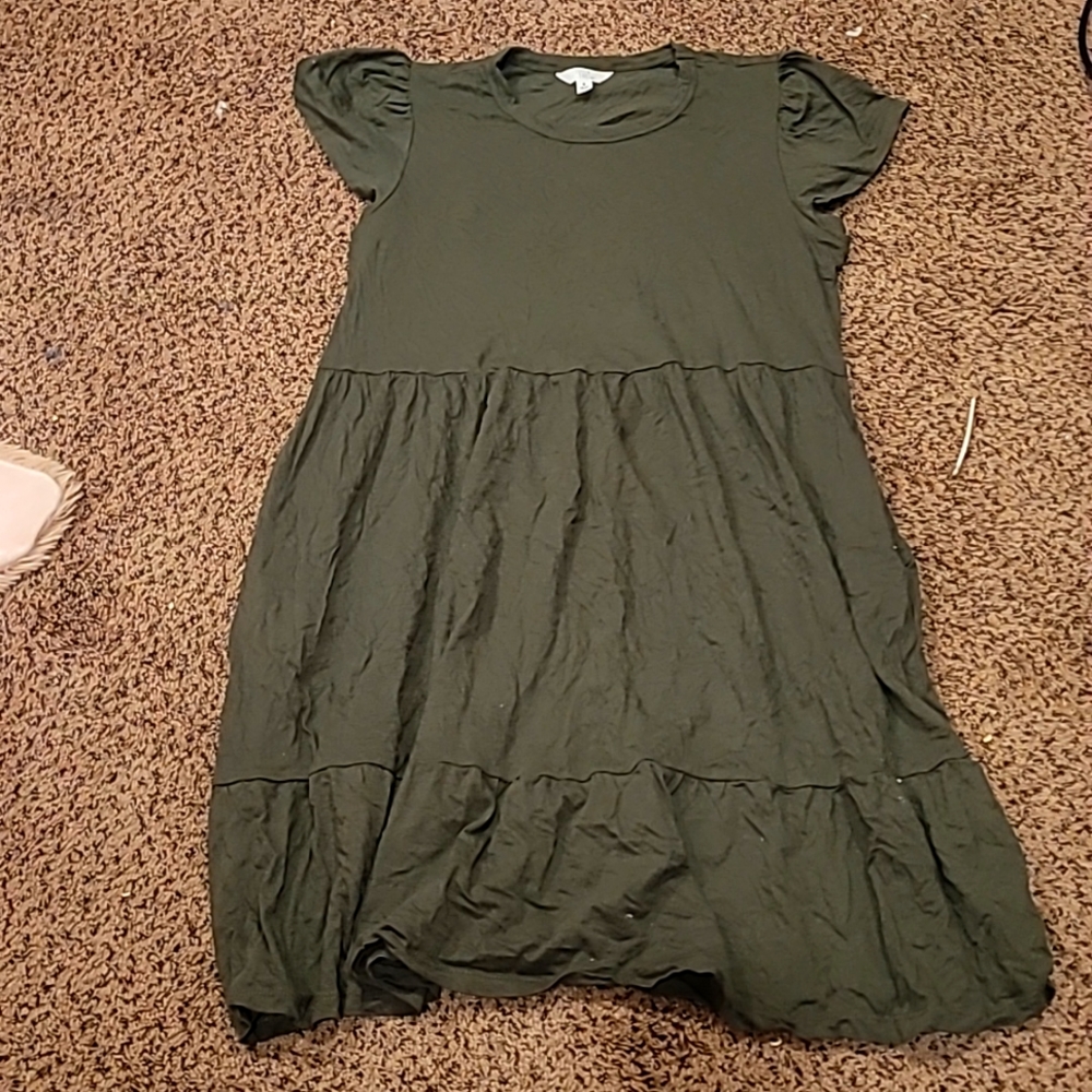 Green small dress